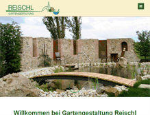Tablet Screenshot of garten-reischl.de